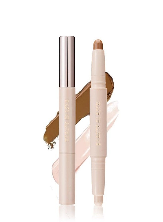 UOCK ﻿Double Head Contour Stick, Highlight & Contour Bronzer Stick, Durable And Waterproof Contouring Stick Set, Facial Makeup Contouring Face Cream - Image 1